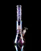 Bangs d'eau en verre coloré Tuyau de fumée Narguilés Shisha Heady Dab Rigs Beaker Bong Downstem Perc Avec 14mm Bowl