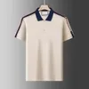 coppia donna polo uomo marchio di moda classico polo uomo top ricamo manica corta dettaglio perfetto T-shirt estive anti-pilling 1966