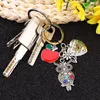 Lucky Owl Grieks Turks Turks Blue Evil Eye Key Chain Car Key Pendant Dier Fashion Keychain Teachers 'Day Gift Holder Bag Accessoires Sieraden Groothandel