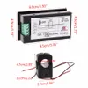 デジタルパネルメーターAC 80-260V 100A 4IN1電圧電力エネルギー電圧計量計コイルCT