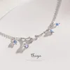 Bangle Thaya Twilight Forest Bracelet Symphony Crystal S925 Silver Fashion Charm Bracelets For Women Original Design Jewelry cadeau