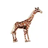 Broches Broches Exquis Créatif Girafe Strass Pépinière Femmes Écharpe En Soie Vêtements Pépinière Pin Accessoires G220523