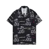 Camicia firmata Camicie casual floreali Hawaii da uomo Camicie con bottoni Camicie stampate T-shirt da uomo a maniche corte M-3XL