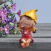 Obiekty dekoracyjne figurki 3pcs kreskówkowe lalki żywiczne ozdoby figurki DIY miniaturowe bajkowe dekoracje domu okrężnicy nie patrz, nie słuchaj, nie mów 230523