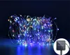 Strings LED Solar Light Silver Wire 7M 12M 22M Strip Fairytale Holiday Christmas Party Garland Garden