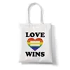 Miłość LGBT to zwycięstwo na płótnie torba na ramię Harajuku Student Torb 230524