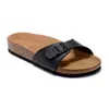 Sandales Boston Arizona Diapositives Hommes Femmes Pantoufles Birko-Flor Nubuck Cuir Daim Sabots Moka Noir Blanc Plage