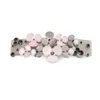 Hair Clips Promotion Ornament Petal Rhinestone Barrette Delicate Acrylic Pins Fashion Women Jewelry