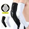 Knie pads elleboog sport crashproof compressie beschermende arm mouwen beschermers voor buiten gym ondersteuning fiets