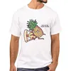 Herren-T-Shirts TEEHUB Pizza And Pineapple No One Needs To Know Bedrucktes Herren-T-Shirt Forbidden Love T-Shirts Kurzarm-T-Shirts Cooles T-Shirt Z0522