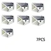 2/4/6/8/12Pcs 100 LED Solar Wall Light Outdoor Solar Lamp PIR Motion Sensor Solar Powered Sunlight Street Light for Garden Light