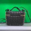 Mini Woven Makeup Bag Trunk Box Handbags Crossbody Bags Genuine Leather Wallet Shoulder Handbags Double Zipper Pocket Clutch Tote Purse