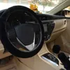 Nuevo volante suave de felpa para volante de coche, palanca de parada de piel sintética de invierno + cubiertas de lana de freno de mano, accesorios de Interior de coche