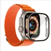 بالنسبة لسلسلة Apple Watch Series 8 iWatch 8 Smart Watch Marine Wristband Strap Watches Watches Cover Cover Coverts Covers