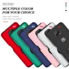 Telefoonhoesjes voor Motorola G73 G53 G13 G62 G60 G51 E13 E32 4G met 360 ° roterende ringhouder Standstand Car Montage Soft TPU Hard Plastic Double-Layer Protection Cover