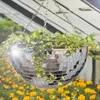 Vases Disco Ball Flower Planter Pots No Border Corde Miroir Panier Suspendu Pot De Fleur Suspendu Pour Plantes D'intérieur Style Bohème 230522