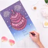 Cartões de felicitações Luz de aniversário e Mucis Cake Happy Card 3d Pop -up Presente para homens homens filhos marido esposa Mã