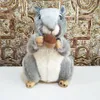 Brinquedos de pelúcia animal Simulação Squirrel Cute Crianças Toys Decorações Presente de aniversário Pillow Anti-Wrinkle for Child