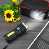 Taschenlampen Taschenlampen Outdoor Wasserdichte Lampe Multifunktions USB Aufladbare Camping Taktische Lampe LED Taschenlampe Licht