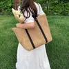 NXY Summer Straw Bag dla kobiet Duża pojemność Torebka Travel Travel Holiday Beach Casual Shopper Tote Purse Bolsa 230424