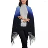 Scarves Stylish Scottie Dog Star Tassel Scarf Women Winter Warm Shawl Wrap Lady Scottish Terrier Cartoon Graphic