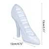 Jewelry Pouches Elegant High Heel Shoe Ring Holder Storage Display Stand Rack Organizer For Show Closet