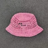 Raffia Straw Bucket Hat Designer Cap for Men Woman Baseb All Caps Beanie S Fisherman Duckets Hats Patchwork عالية الجودة الصيف S Ummer