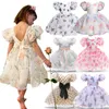 Mädchenkleider Eleganter Abend Encanto Mädchen Blumendruck Kinder Hochzeitsfestkleid G220523