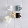 Hooks Four Branch Rotatable Seamless Adhesive Hook Strong Bearing Stick Kitchen Wall Hanger Bath Room Storage Towel Rack