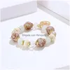 Beaded Natural Stone Bracelet Strands Tree Of Life Bracelets Ladies Fashion Accessories Drop Delivery Jewelry Dhioq