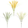 Fiori decorativi Piante verdi simulate Riso Risaia a cinque forchette Spighe di grano Fiore Colture in stile pastorale Posizionamento domestico