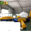 屋外インフレータブルウォータートランポリンジャンプバッグエアポンプジャンプジャンプトランポリン大人の子供のためのウォーターパークゲーム