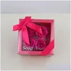 Party Favor Valentines Day Rose Gift Box 4 Soap Flower Romantic Eternal Flowers Mother Birthday Presents Drop Delivery Home Gar Dhfaz