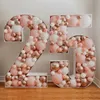 Other Event Party Supplies 73/93cm Giant Figure Balloon Filling Box 1st Birthday Balloon Number 30 40 50 Balloon Frame Anniversary Decor Baby Shower 230523