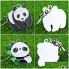 Chaços de chaveiros personalizados PANDATON KECHANCHAIN ​​PENENTE PENENTE PENELENTE CHEGADA CHEY CHEYRING DROP ACESSÓRIOS DE MATHURA DHOR