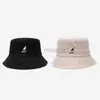 Wide Brim Hats Men Women Kangaroo Bucket Hat Cotton Embroidery Street Fashion Basin Flat Top Outdoor Hats Sun Caps Hip-hop Cap Fishmen Hats J230520
