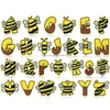 Nozioni di cucito Strumenti 5.5Cm Bee Emborideredes Notion Cute Cartoon Elements Letters Az Iron Ones per borse Giacche Tshirt Cappelli Clothe Dhnoz