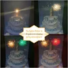 Поздравительные открытки Музыкальный день рождения со светом и музыкой Blowable 3D Popup Pop Up для мужчин и женщин играет хит Happy Happy