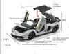 1/24 Simulated Lambo SVJ63 Gini alloy rally car model Super Run Return Sound and Light Toy
