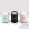 Essential Oils Diffusers Candle Humidifier Oil Diffuser Trasonic Air Humidifiers Soft Light Usb Car Purifier Aroma Anion Mist Maker Dhdko