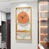 Wall Clocks Large Metal Clock Frame Craft Design Movement Precise Battery Square Orologio Da Parete House Accessories Zegar