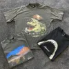 T-shirt da uomo Streetwear Fashion Brand Vintage Animal Graphics s Oversize Lavaggio T-shirt allentata T-shirt per uomo T230523