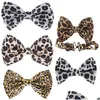 Papillon Leopard Adt Print Bowknot Decorazione per feste casual Accessori moda Drop Delivery Dheyo