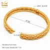 Bangle ANIID 4 pièces/ensemble Dubai plaqué bracelet bracelet pour femmes éthiopienne arabe africain dubaï indien mariage mariée Banquet bijoux cadeau