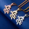 Necklaces TOPGRILLZ New Hip Hop Pendant Necklace Chinese Style Jewelry Cubic Zirconia Mascot Ornaments Lucky Symbol Pendant Gift