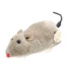 Brinquedos 1pc gato gato criativo gato relógio de brinquedo de brinquedo primavera de pelúcia de mouse de mouse rato gato cão tocando brinquedos de brinquedos de brinquedos interativos produtos g230520