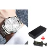 Montres-bracelets montres d'affaires de luxe pour hommes calendriers Quartz lumineux étanche en acier inoxydable grand cadran Reloj Hombre