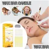 Fourniture de soins d'oreille 10pcs / set Bougies parfumées à la cire d'abeille Thérapie de mirage Cônes de nettoyage Bougie creuse Oreilles de cire Kit Drop Delivery Health Bea Dhfct