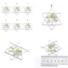 Pendant Necklaces Tree Of Life Pendants Natural Gem Chips Stone Olivine Chakra Reiki Five Pointed Star Metal Merkaba Jewelry N3808 D Dhe4U