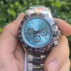 Designer horloge herenhorloge automatisch mechanisch hoogwaardig keramisch horloge 40 mm 904L roestvrij staal horloge met schuifgesp saffier lichtgevend horloge Montre de Luxe